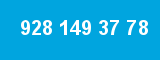 928 149 37 78 928 149 37 78